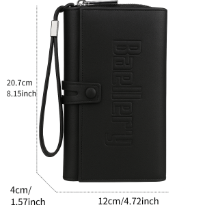 Baellerry Wallets / clutch/ Pouch-Black