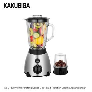 2-in-1 Multifunctional Electric Juicer Blender 800W with 1.5L Glass Jar & 250ml Grinder