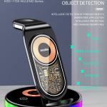 Kakusiga 20.5W 3 in 1 Wireless Charging Station / dock for iPhone, Apple Watch and AirPods