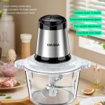 Kakusiga Multipurpose Electric Food Blender and Meat Grinder/mincer 2ltrs - 300W
