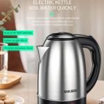 Kakusiga Stainless Steel Electric Kettle 1.8L With Red Light