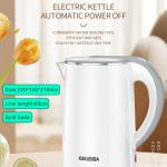 Kakusiga Electric Kettle 1.8L - White