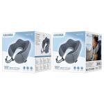 Memory Foam U-Shaped Travel Neck Pillow with 360° Neck Support