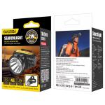 Kakusiga Rechargeable Waterproof Head-mounted LED Strong 200m Light Mini Searchlight/torch