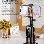 360° Intelligent Auto Face Tracking Gimbal Phone Holder with AI Tracking & Gesture Control