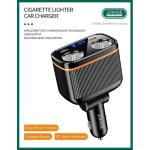 Kakusiga Dual Port 145W Car Cigarette Lighter car Charger 6 in 1