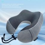 Memory Foam U-Shaped Travel Neck Pillow with 360° Neck Support