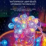 LED Color Ball Light String – 6M, 40 RGB balls + Remote Control-xmas, birthday, party