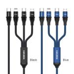 Kakusiga Fast Charging data cable 3 In 1 Type C, Micro USB, Lightning 1.2m