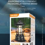 Kakusiga Retro Outdoor Camping Light Lantern