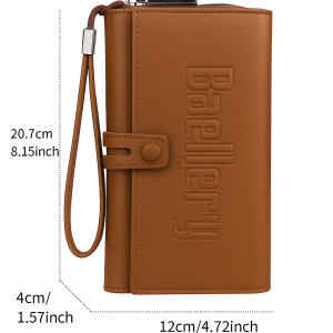 Baellerry Wallets / clutch/ Pouch - Chocolate Brown