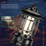 Kakusiga Retro Outdoor Camping Light Lantern