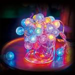 LED Color Ball Light String – 6M, 40 RGB balls + Remote Control-xmas, birthday, party