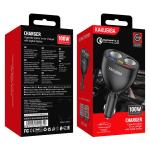 Kakusiga Car Dual USB Fast Charger Digital Cigarette Lighter