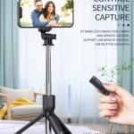 Kakusiga Portable & Expandable Remoted Tripod Selfie Stick