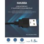 Kakusiga Triple Bond Photoelectricity Ergonomic Optical Wired Mouse - red